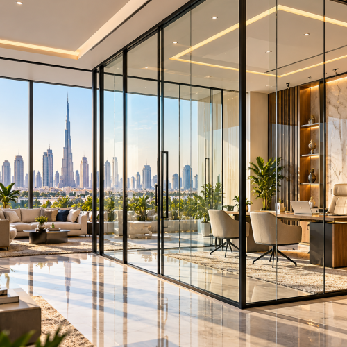 Glass Partition Designs for Modern Dubai Living